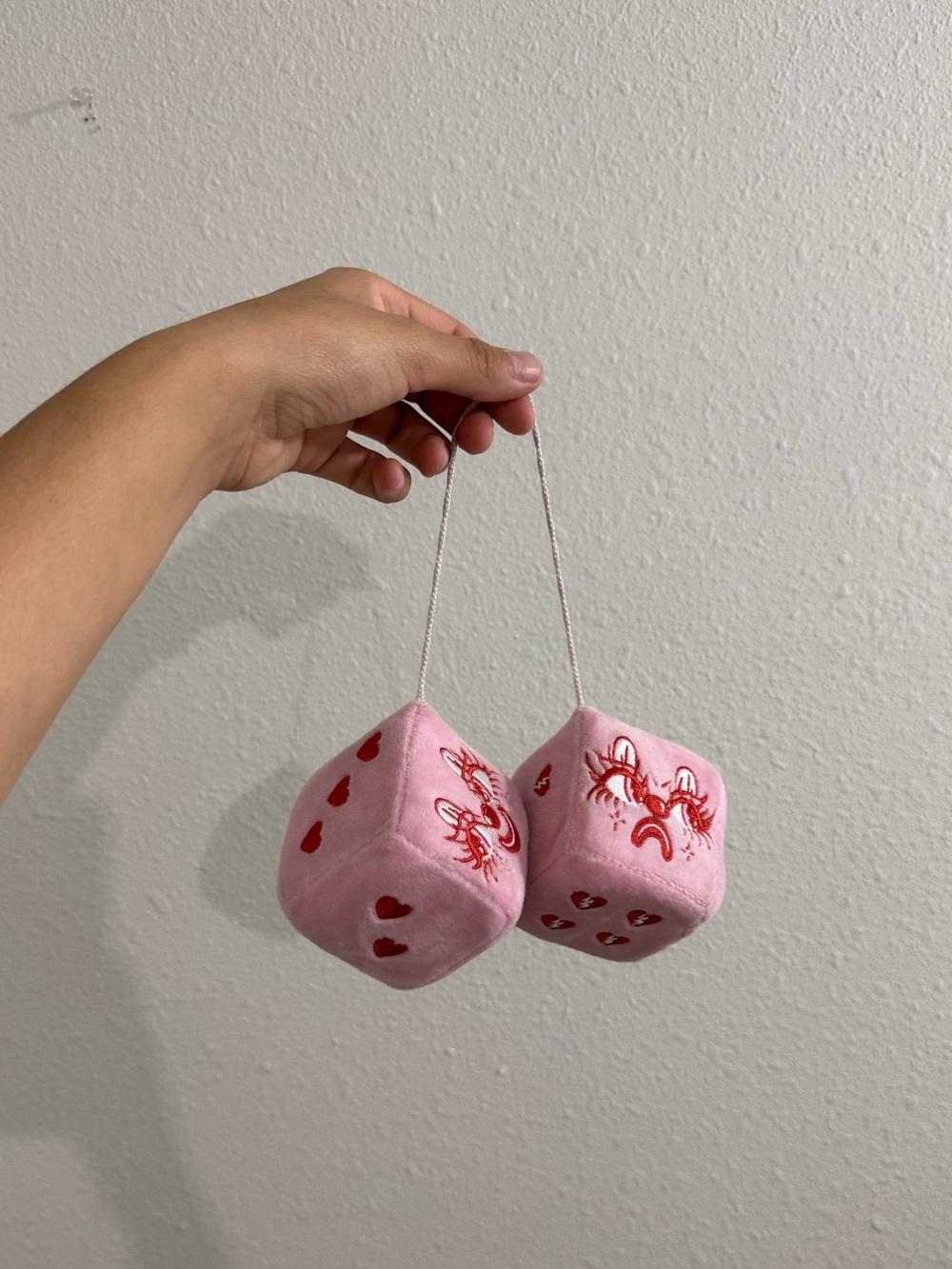 Pink creepygals dice